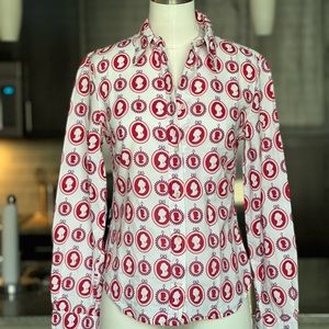 Vintage Moschino Cameo Print Shirt